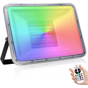 NIKEEYEN 100 W RGB LED reflektor z daljinskim upravljalnikom