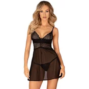Obsessive Chemeris babydoll & tangice (Brezplačen 1 L mehčalca Passion), XL/XXL