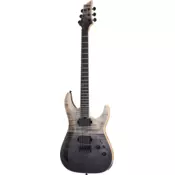 Schecter C-1 SLS Elite Black Fade Burst elektricna gitara #1651
