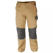 DEDRA Delovne hlače S/48, bombaž+spandex,270g/m2 BH42SP-S Farba: Odtiene hnedej, Veľkosť: XL / 56