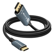 LINQ USB-C v Display Port 8K Ultra HD video kabel, dolžina 1,8 m, LinQ - ČRN, (21262156)