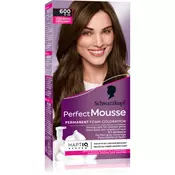 , Schwarzkopf Perfect Mousse trajna (Foam Color ation) lase (Foam Color ation) (Odtenek 6-00 (600) Světle hnědý)