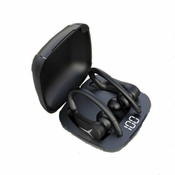 KSIX bežicne true buds 2 slušalice s mikrofonom sportske crne