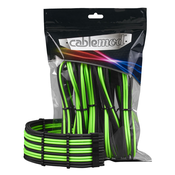 CableMod PRO ModMesh Cable Kit-črno/zelena CM-PCAB-BKIT-NKKLG-3PK-R