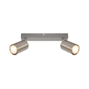 Briloner 2172-022 - Spot svetiljka SPOT 2xGU10/9W/230V matni hrom