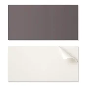shumee Komplet vinilnih ploščic z motivom za spalnico, rjave barve, 10x40x20 cm