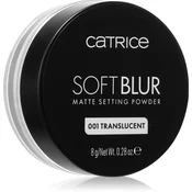 Catrice Soft Blur Matte fiksacijski puder v prahu odtenek 001 Translucent 8 g