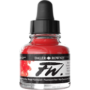 Daler Rowney FW Akrilno črnilo Fluorescent Red 29,5 ml 1 kos