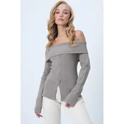 Trend Alacati Stili Ženska bluza Alc-X14527, Bež