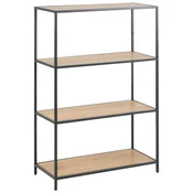 Homestar Polica SEAFORD 77x35x114 cm hrast