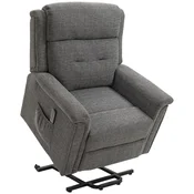 Homestar Električni naslanjač 92x87x108 cm siva