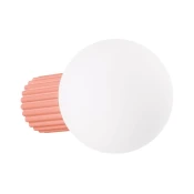 Sollux SL.1752 - Kupatilsko zidno svetlo HALO 1xG9/8W/230V IP44 ružičasto