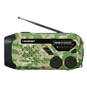 Blaupunkt BLAUPUNKT ER10GC Preživetveni radio za nujne primere zeleno-črn