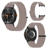 Pašček za Samsung Galaxy Watch 8 40/44mm/ 8 Classic 46mm najlonski roza pašček