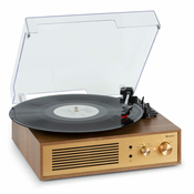 Auna Berklee TT Classic, gramofon, jermenski pogon, 33 1/3 in 45 vrtljajev na minuto, stereo zvočniki (VB8-Berklee TT WD)