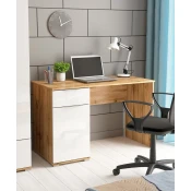 Black Red White PC miza Zele BIU/120 - hrast wotan / beli sijaj
