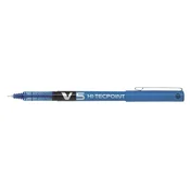 Rollerball olovka, 0,3 mm, igličasti vrh, kapica, PILOT Hi-Tecpoint V5, plava BX-V5-L