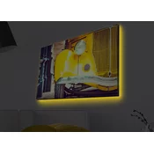 Opviq Slika na platnu sa LED osvetljenjem 45x70cm