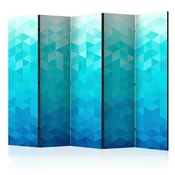artgeist Paravan Azure Pixel I, 5-Delni, Akustičen