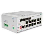 Industrial 8+4 L2 managed Gigabit Ethernet PoE Swi 8 Port PoE GE RJ45, 4 Port GE SFP