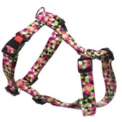 Oprsnica za psa Geo zelena Flamingo - 45-70cm