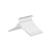 Songmics Obešalniki za oblačila 44x12x235 cm beli leseni