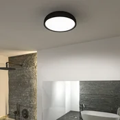 Paulmann Oka LED stropna svetilka IP44 CCT črna - Kopalnica - Sodobni - Plastika