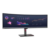 Lenovo ThinkVision P49w-30 monitor 49 DQHD (63DBRAT1EU), zakrivljen, IPS 5120x1440, 60Hz