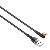 LDNIO ldnio ls561 micro usb kabel, 2.4a, 1m (črn)