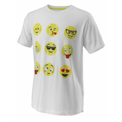 Majica za djecake Wilson Emoti-Fun Tech Tee B - white