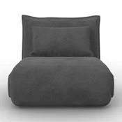 Bessagi Home Fotelj S Funkcijo Ležišča Macy, Temno Siva