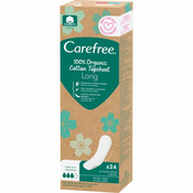 Carefree Organic Cotton Long dnevni vložki 24 kos