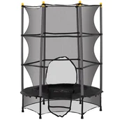 Homestar Otroški trampolin 140x140x190 cm Črn