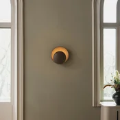 Globen Lighting stenska svetilka ORBIT, rjava, O 30 cm, vtič - Dnevna soba/jedilnica - Dizajn - Kovina