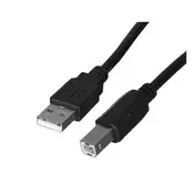 Lanberg Lanberg CA-USBA-10CC-0018-BK USB kabel USB 2.0 1.8 m USB B Črn