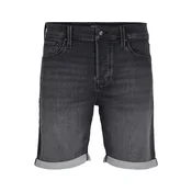 Jack & Jones Plus Kavbojke JJIRick JJIcon črn denim