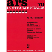 TELEMANN:CONCERTO IN C MINOR FOR OBOE AND PIANO