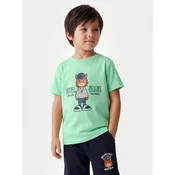 Beverly Hills Polo Club Majica P-SS26B-TS0135 Zelena Regular Fit