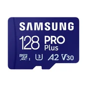 Memorijska kartica Samsung Pro Plus, SDXC, 128GB + SD adapter MB-MD128SA/EU