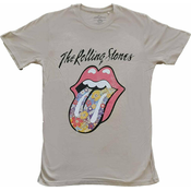 The Rolling Stones majica Flowers Tongue L Sand