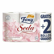 Foxy Foxy Silk Toilet Paper 3 Layers 4 + 2 Rolls