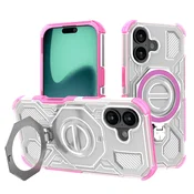 Hibridna maska Carbon Shield Pro za iPhone 17 - pink transparent