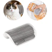INF Krtača za samostojno nego Cat Corner Grey, (21276378)