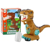 Dinozaver Plesni Ovirni Senzor Luči Zvoki Rumena