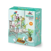 Miniaturowa szklarnia z kwiatami DIY 70 elementów
