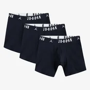 Bokserji Jordan Flight Cotton Core 3-Pack Boxer Brief Black L