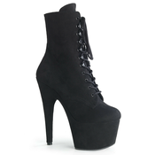 Pleaser Adore-1020FS Blk Faux Suede/Blk Faux Suede 38