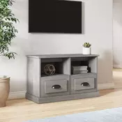 Vidaxl vidaXL TV omarica, siva, hrast sonoma, 80x35x50 cm