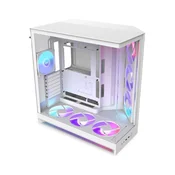 NZXT Gaming kucište H9 Flow, Mid Tower, RGB+, Belo