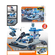 Ittl city car set, garaža plava ( 897289 )